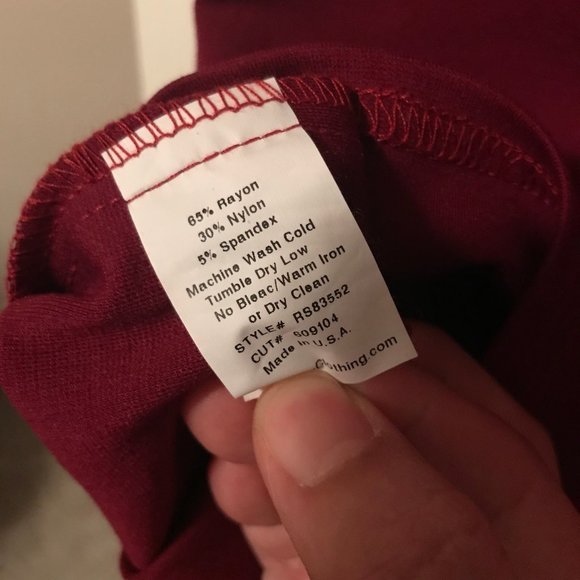 Burgundy dress by Steady Clothing - NWOT - Picture 6 of 9